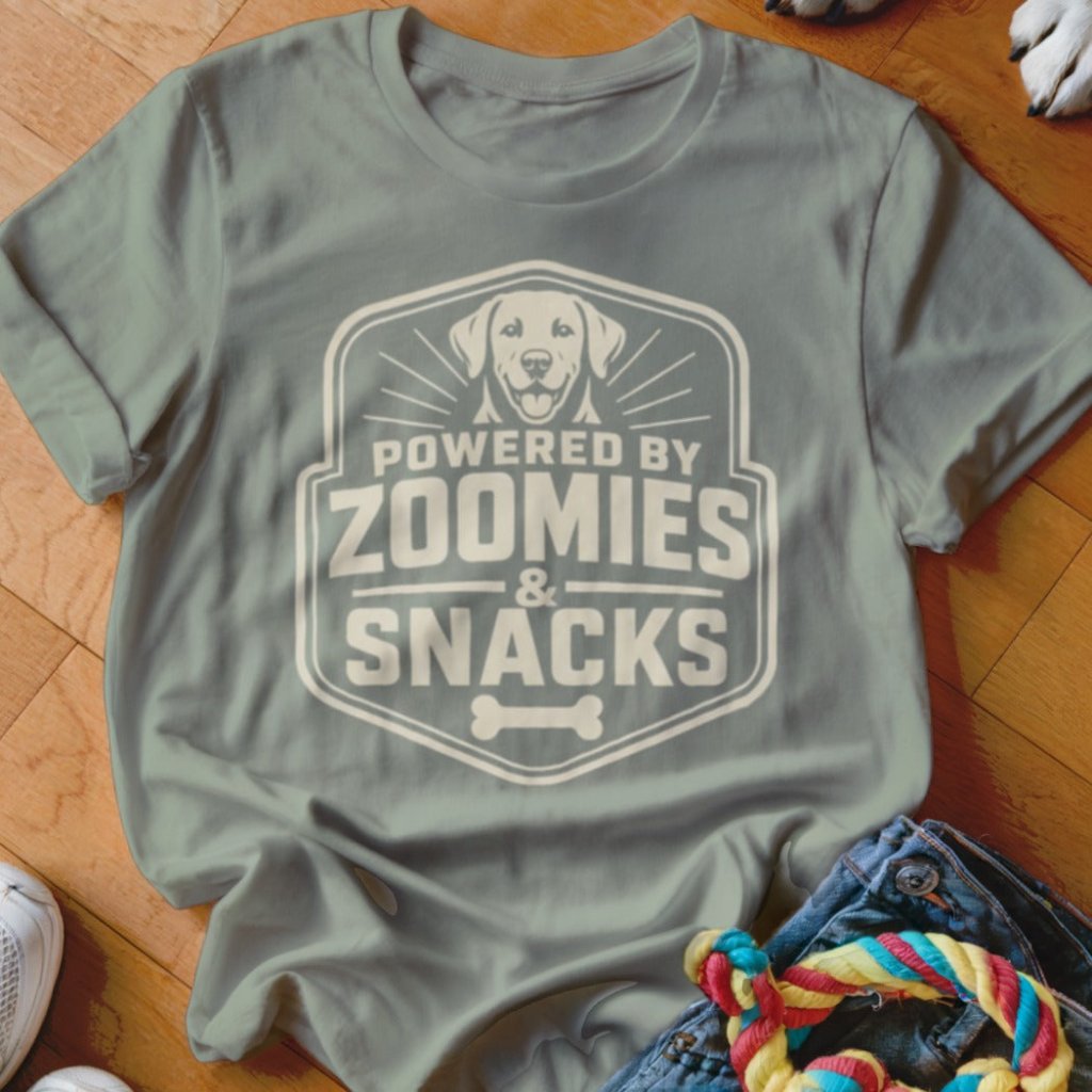 Zoomies & Snacks Shirt - The Pawsitive Initiative