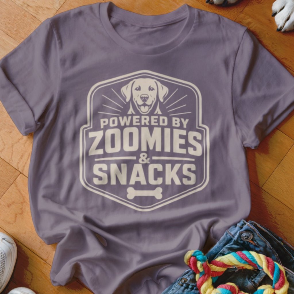 Zoomies & Snacks Shirt - The Pawsitive Initiative