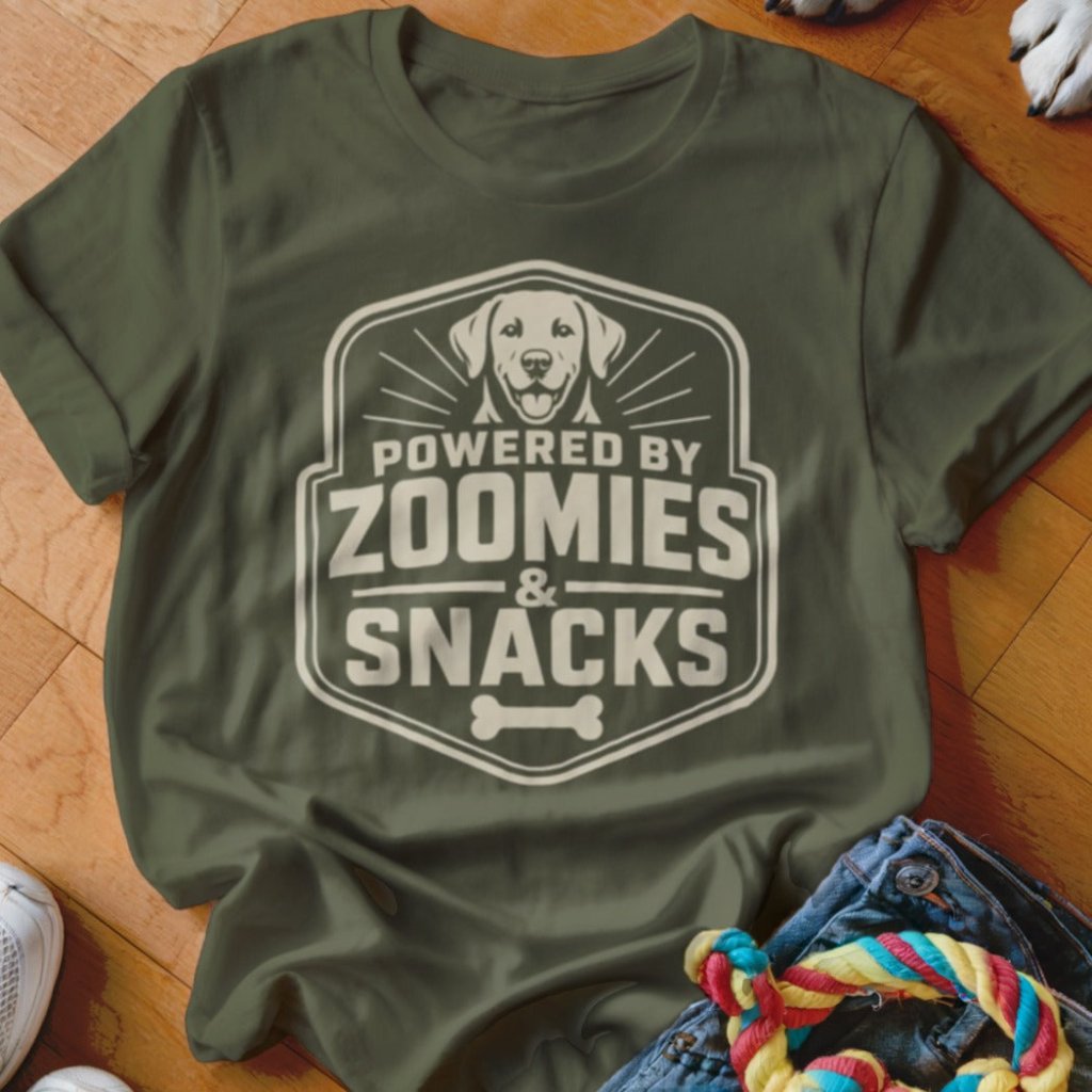 Zoomies & Snacks Shirt - The Pawsitive Initiative